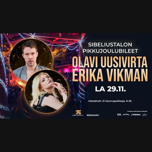 Sibeliustalo Pikkujoulubileet 2025